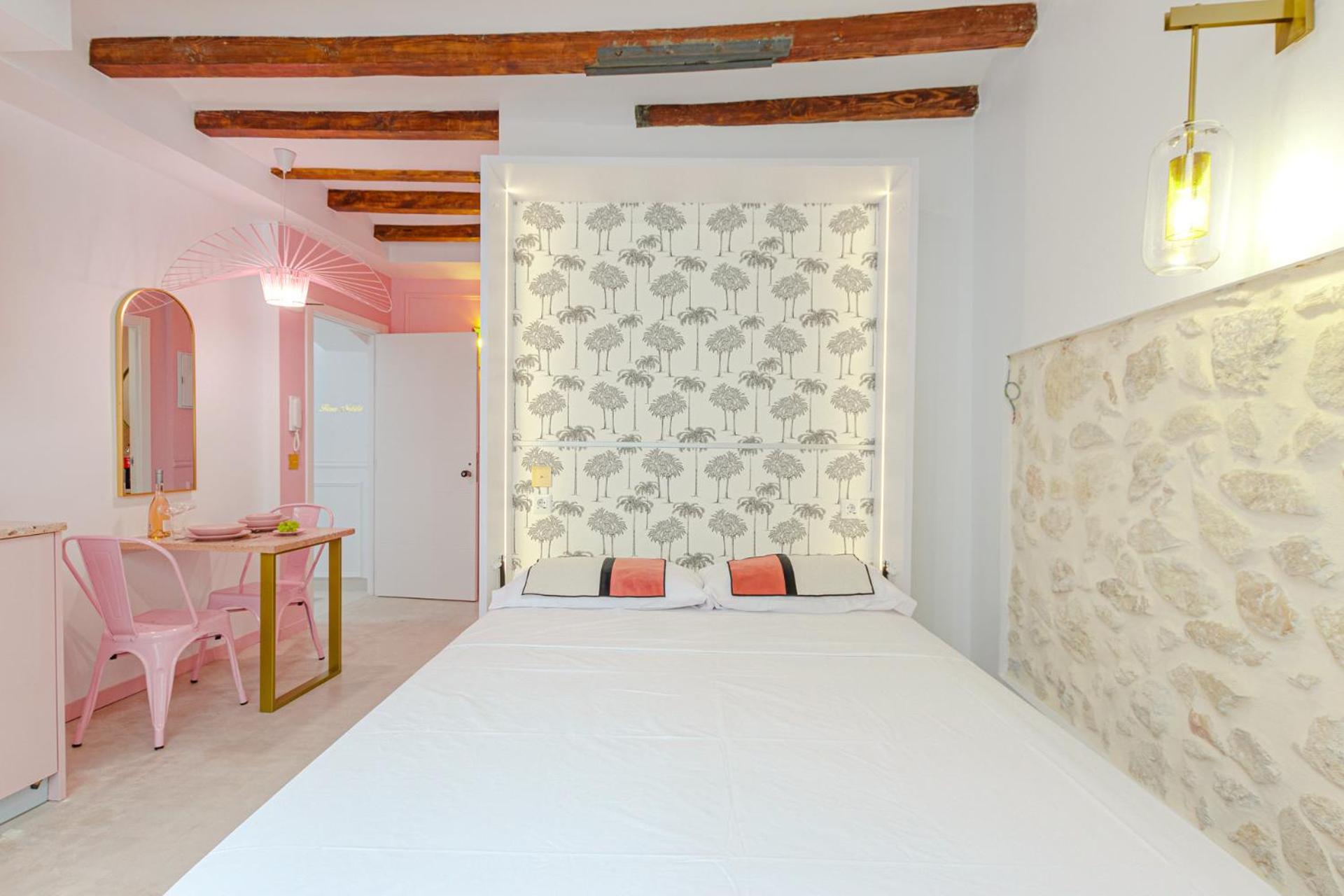 Glamorous Pink Studio In City Center Alicante Exterior foto